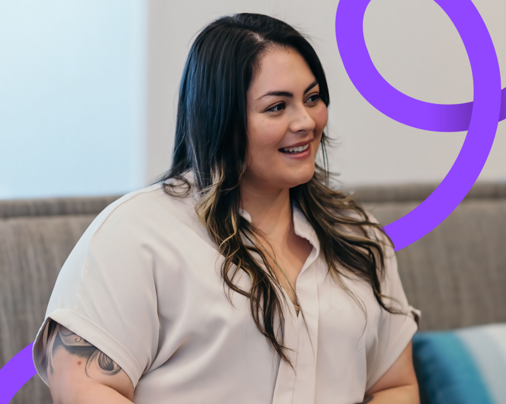 Mindpath Health employee writing on clipboard