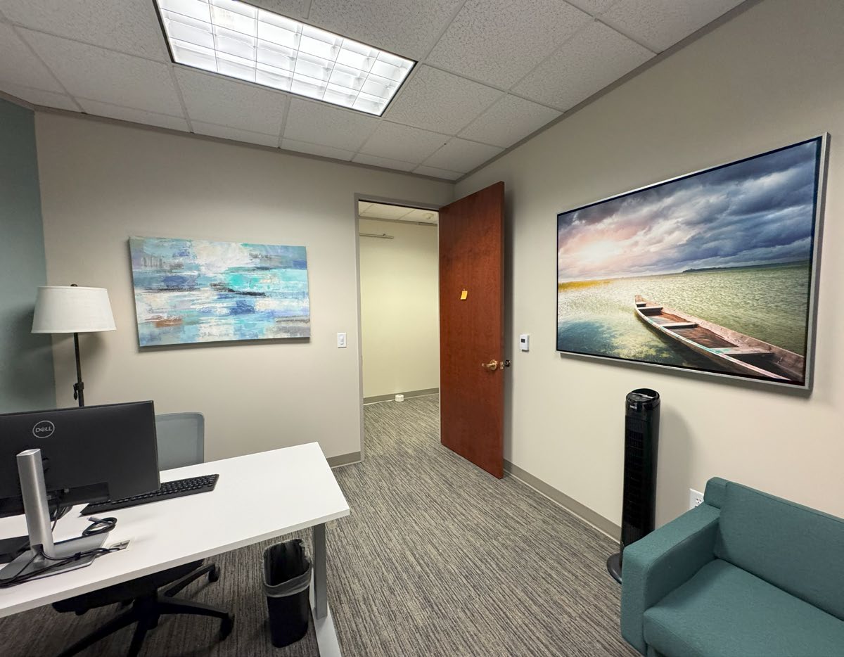 Inside an office of Mindpath Health Raleigh, NC