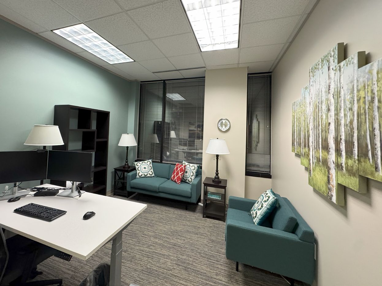 Inside an office of Mindpath Health Raleigh, NC