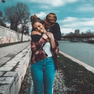 Young couple in love