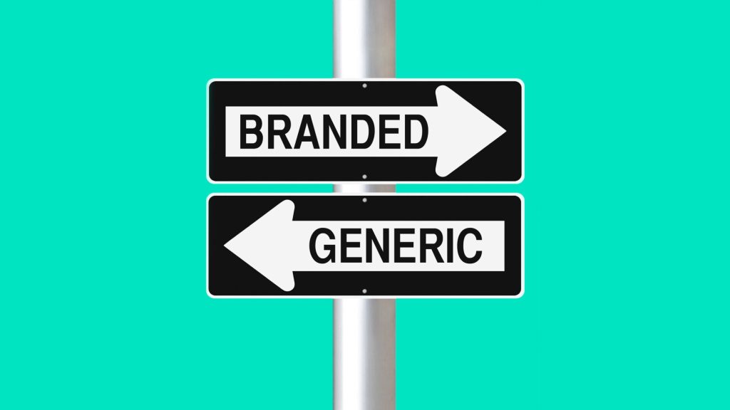 Branded Generic sign
