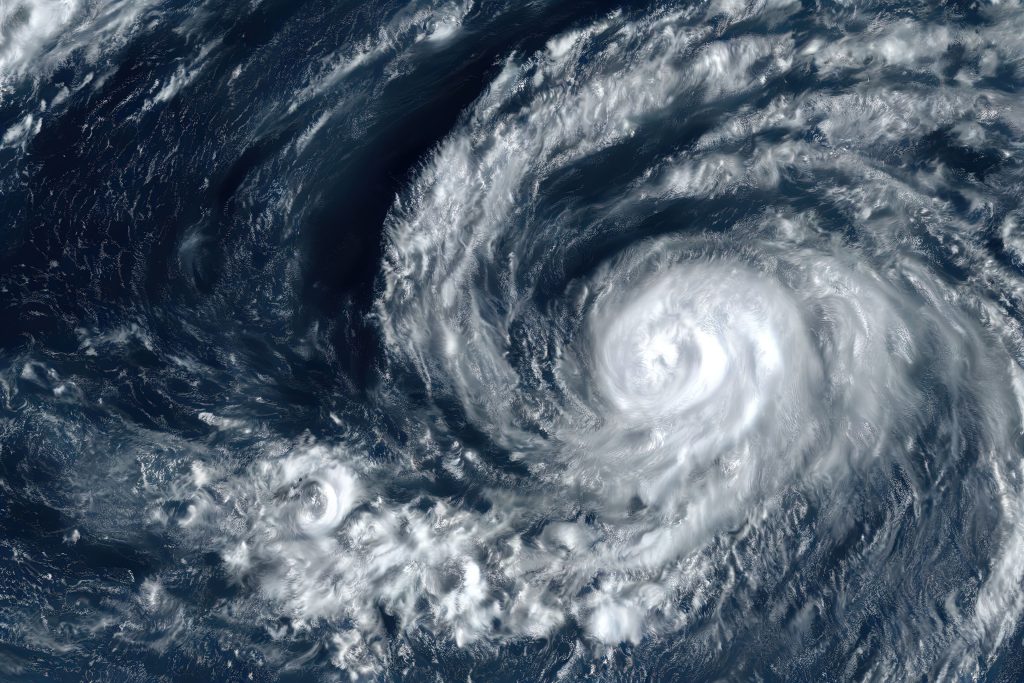 Hurricane / Tropical storm viewed from space