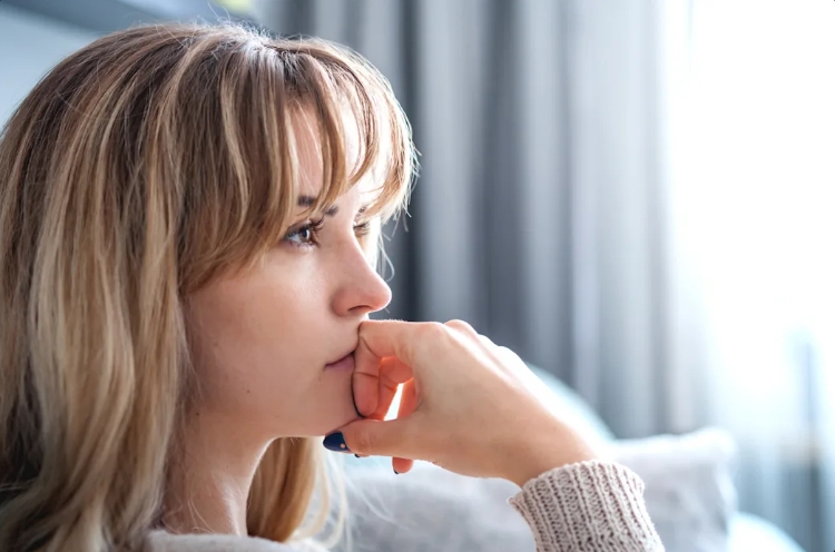Girl pondering